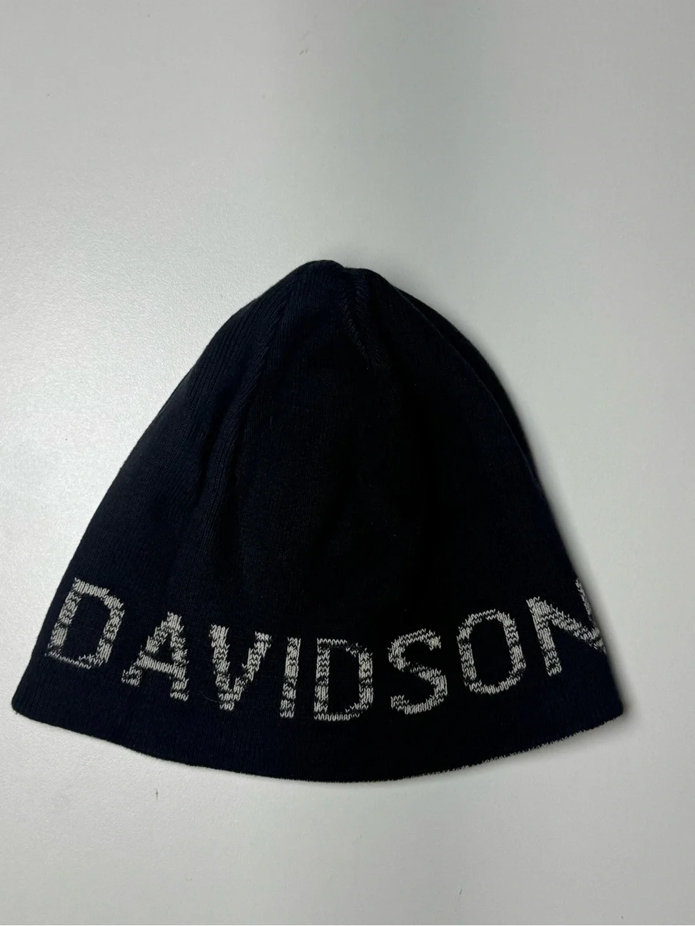 Harley-Davidson Black Beanie with Contrasting White Logo